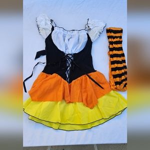 Candy Corn Women's Halloween Costume Size Small